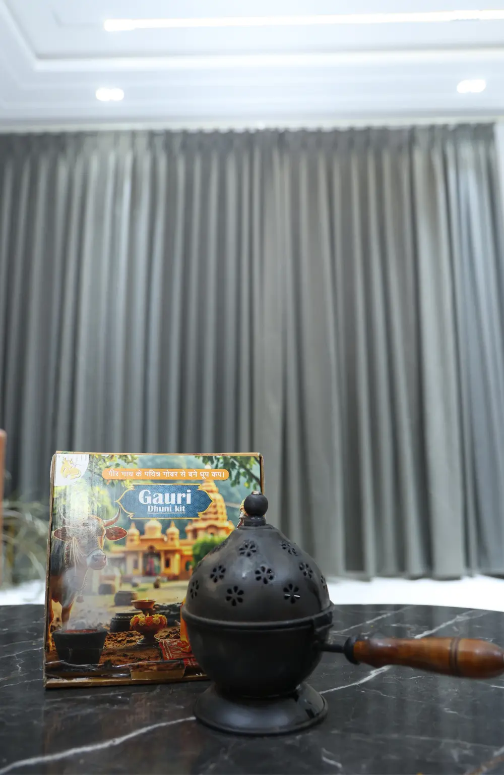 Premium Brass Dhoop Burner with Handle ( Dhoop Dani ) – Pooja & Aarti Use