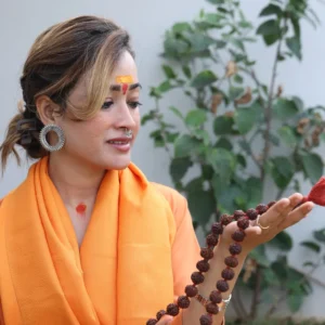 Shiv Abhimantrit 5 Mukhi Rudraksha Mala ( Big Size)