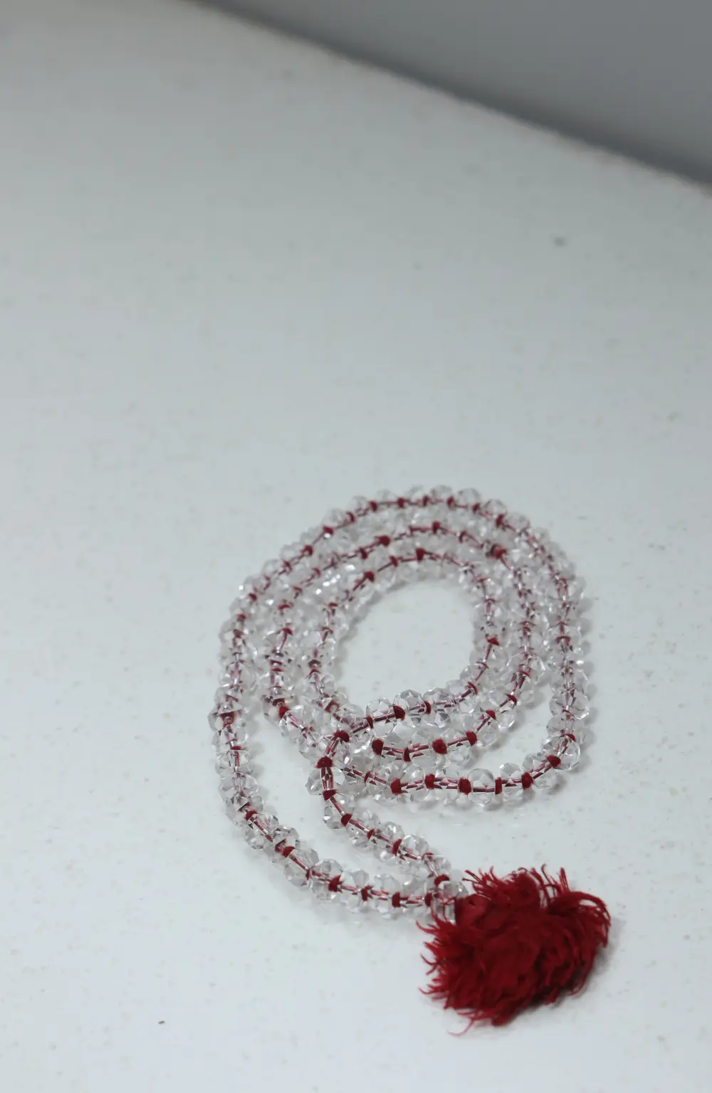 Sphatik Mala  – Abhimantrit Crystal for Peace & Positivity