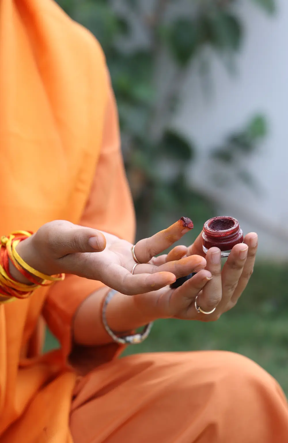 Pure Chandan – Yellow & Red Sacred Tilak for Puja