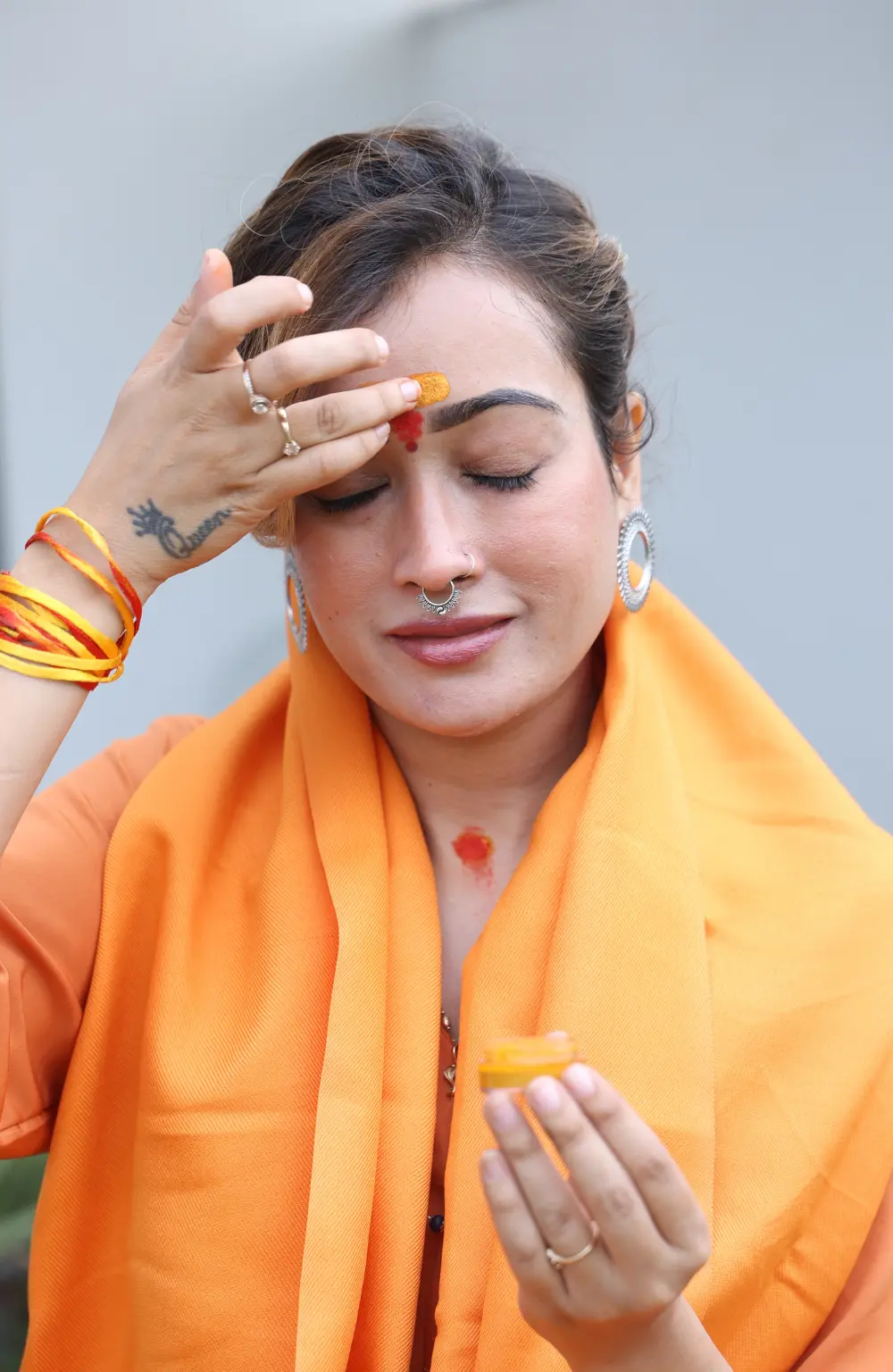 Pure Chandan – Yellow & Red Sacred Tilak for Puja